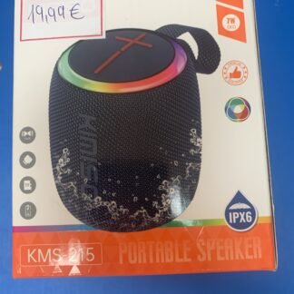 Altavoz Bluetooth KIMISO KMS-215 en color rojo