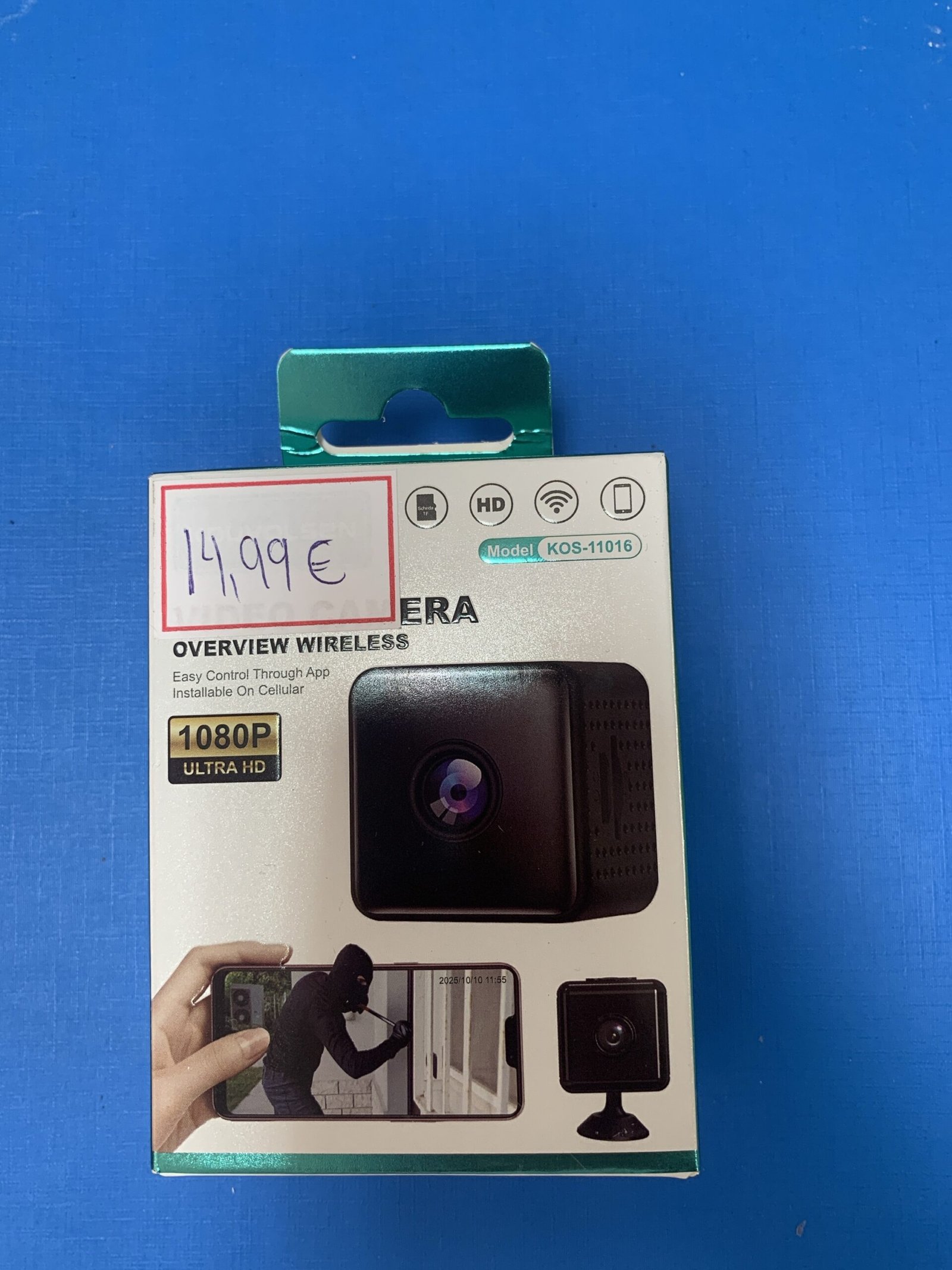 Cámara de vigilancia WiFi Kuvolsen – 1080P Ultra HD