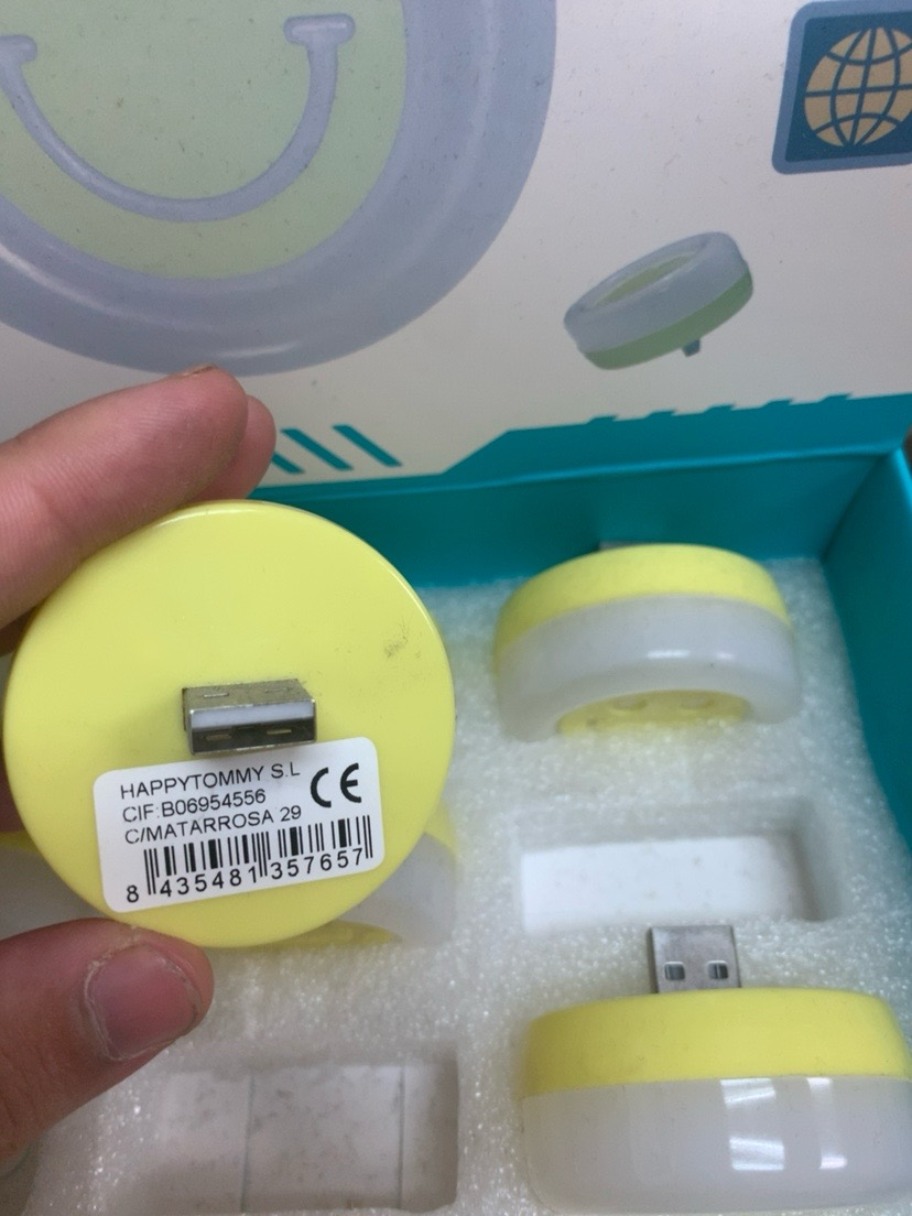 Luz LED USB con Cara Sonriente